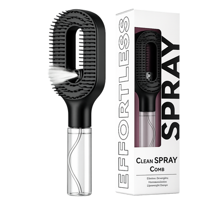 Cepillo Pulverizador de Agua 2 en 1 para el Cabello